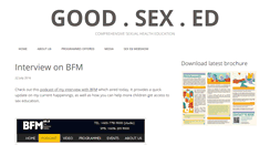 Desktop Screenshot of goodsexed.info